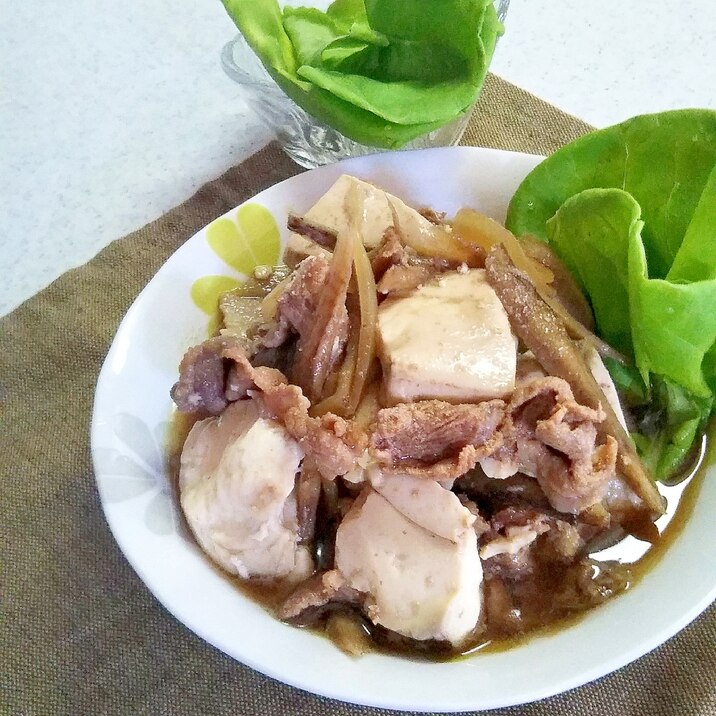 ごはんが進むよ〜肉豆腐♪